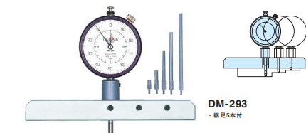 TECLOCK得樂 量表移動型指針式深度計DM-293