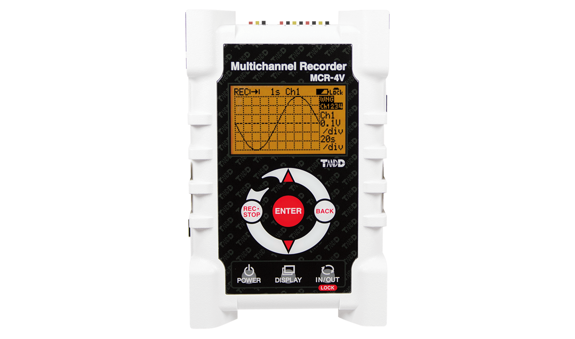 日本進口tandd電壓記錄儀4通道MCR-4V 