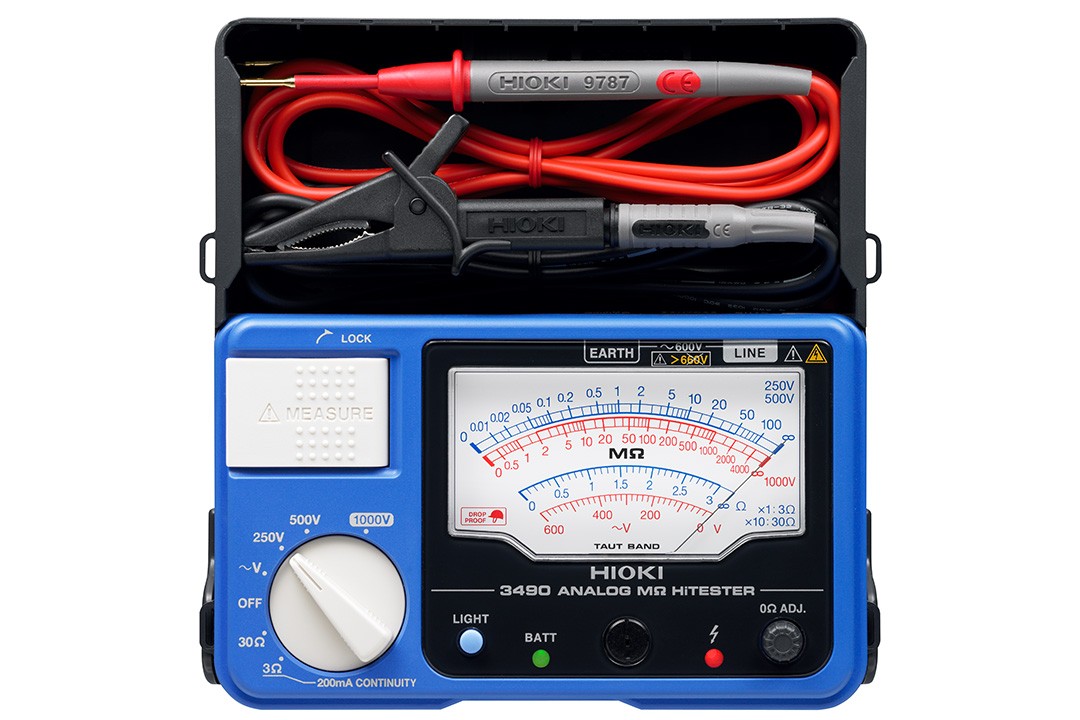 日本hioki絕緣電阻表 3490 三檔電壓量程，絕緣測試高達4000MΩ