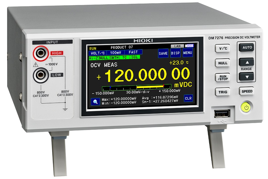 日本hioki進口日置直流電壓計 DM7276